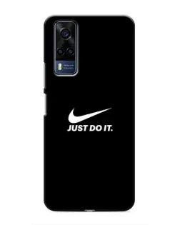 Чехол для Vivo Y53S с картинкой «Минимализм от Nike»