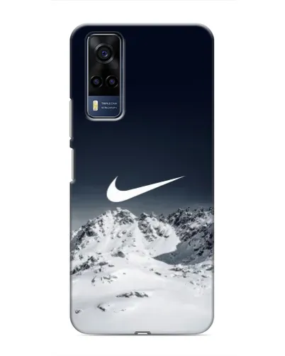 Чехол для Vivo Y53S с картинкой «Nike — зимние горы»