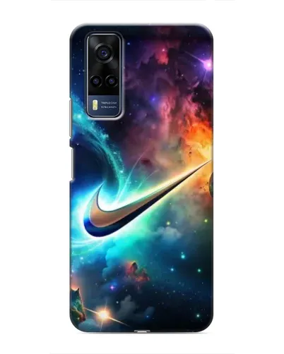 Чехол для Vivo Y53S с картинкой «Космический Nike Swoosh»