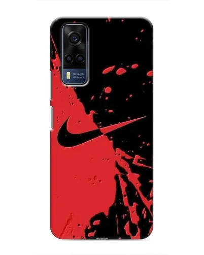 Чехол для Vivo Y53S с картинкой «Красные брызги Nike» Чехол для Vivo Y53S с картинкой «Красные брызги Nike»