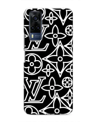 Чехол для Vivo Y53S с картинкой «Черно-белый узор LV» Чехол для Vivo Y53S с картинкой «Черно-белый узор LV»