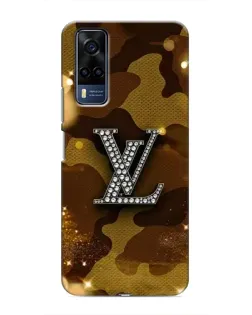 Чехол для Vivo Y53S с картинкой «Камуфляжный Louis Vuitton»