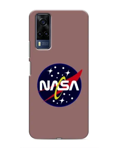Чехол для Vivo Y53S с картинкой «NASA — ретро космос»