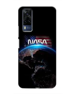 Чехол для Vivo Y53S с картинкой «Земля из космоса NASA»
