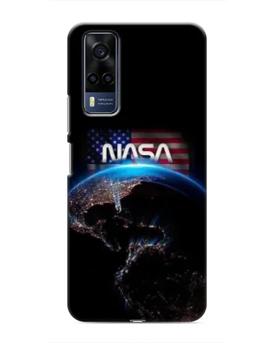 Чехол для Vivo Y53S с картинкой «Земля из космоса NASA»