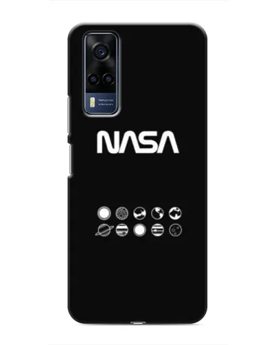 Чехол для Vivo Y53S с картинкой «NASA — технический принт»