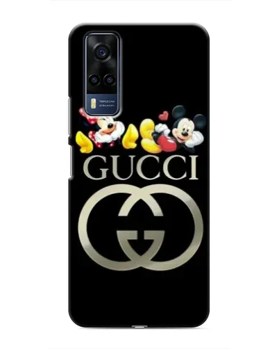 Чехол для Vivo Y53S с картинкой «Gucci — герои Disney»