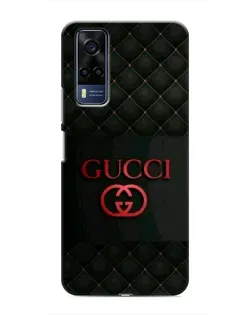 Чехол для Vivo Y53S с картинкой «Gucci — стеганый черный»