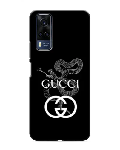 Чехол для Vivo Y53S с картинкой «Gucci — серебряная змея»