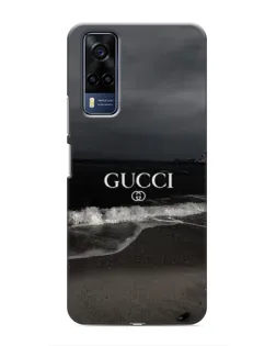 Чехол для Vivo Y53S с картинкой «Gucci — морской прибой»