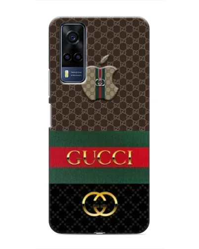 Чехол для Vivo Y53S с картинкой «Gucci — брендированный десерт»