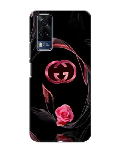 Чехол для Vivo Y53S с картинкой «Gucci — неоновая роза»