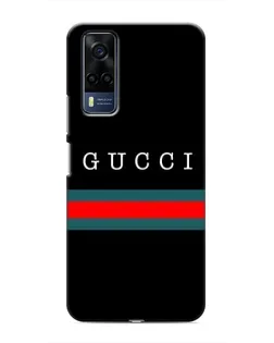 Чехол для Vivo Y53S с картинкой «Gucci — красный пояс»