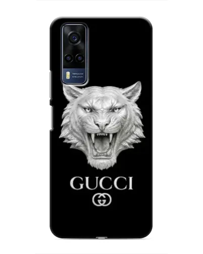 Чехол для Vivo Y53S с картинкой «Gucci — серебряный лев» Чехол для Vivo Y53S с картинкой «Gucci — серебряный лев»