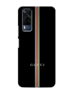 Чехол для Vivo Y53S с картинкой «Gucci — строгая линия»