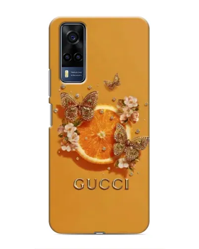 Чехол для Vivo Y53S с картинкой «Gucci — золотые бабочки» Чехол для Vivo Y53S с картинкой «Gucci — золотые бабочки»