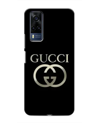 Чехол для Vivo Y53S с картинкой «Gucci — золото на черном» Чехол для Vivo Y53S с картинкой «Gucci — золото на черном»