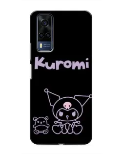 Чехол для Vivo Y53S с картинкой «Kuromi — черный минимализм» Чехол для Vivo Y53S с картинкой «Kuromi — черный минимализм»