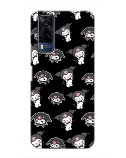 Чехол для Vivo Y53S с картинкой «Черный паттерн Kuromi» Чехол для Vivo Y53S с картинкой «Черный паттерн Kuromi»