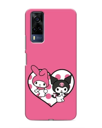 Чехол для Vivo Y53S с картинкой «Kuromi и My Melody» Чехол для Vivo Y53S с картинкой «Kuromi и My Melody»