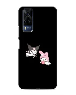 Чехол для Vivo Y53S с картинкой «My Melody и Kuromi» Чехол для Vivo Y53S с картинкой «My Melody и Kuromi»