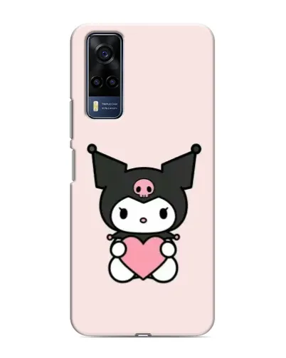 Чехол для Vivo Y53S с картинкой «Kuromi и сердце» Чехол для Vivo Y53S с картинкой «Kuromi и сердце»