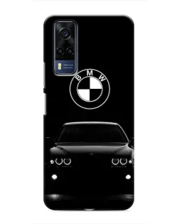 Чехол для Vivo Y53S с картинкой «BMW — взгляд из темноты»