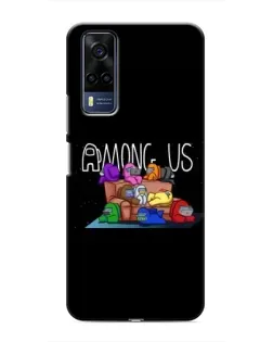 Чехол для Vivo Y53S с картинкой «Логотип Among Us» Чехол для Vivo Y53S с картинкой «Логотип Among Us»