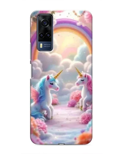 Чехол для Vivo Y53S с картинкой «Радуга и единороги» Чехол для Vivo Y53S с картинкой «Радуга и единороги»