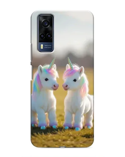 Чехол для Vivo Y53S с картинкой «Пара единорогов» Чехол для Vivo Y53S с картинкой «Пара единорогов»