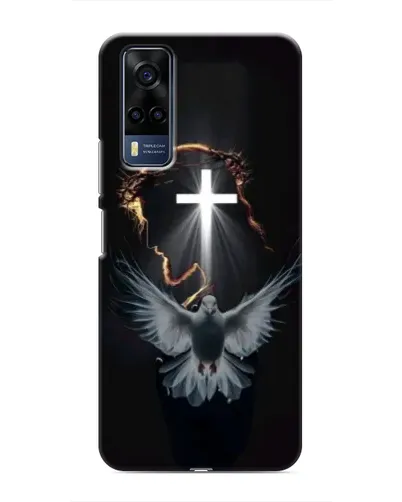 Чехол для Vivo Y53S с картинкой «Голубь и Свет»