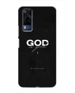 Чехол для Vivo Y53S с картинкой «GOD — Бог над всем»