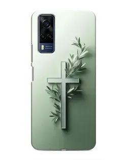 Чехол для Vivo Y53S с картинкой «Оливковая ветвь»