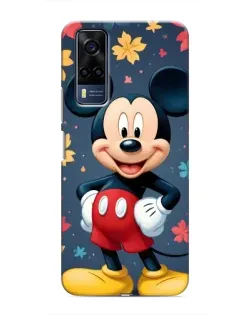 Чехол для Vivo Y53S с картинкой «Осенний Mickey Mouse»