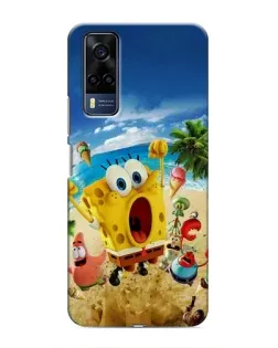 Чехол для Vivo Y53S с картинкой «Развлечения на пляже»