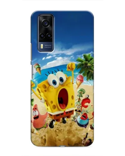 Чехол для Vivo Y53S с картинкой «Развлечения на пляже»
