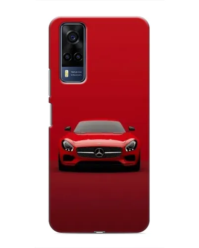 Чехол для Vivo Y53S с картинкой «Красный Mercedes AMG»