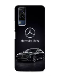 Чехол для Vivo Y53S с картинкой «Mercedes — решетка радиатора»