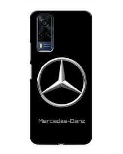 Чехол для Vivo Y53S с картинкой «Mercedes Silver Logo»