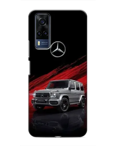 Чехол для Vivo Y53S с картинкой «Mercedes G-Class красный»