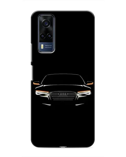 Чехол для Vivo Y53S с картинкой «Audi — ночной контур»