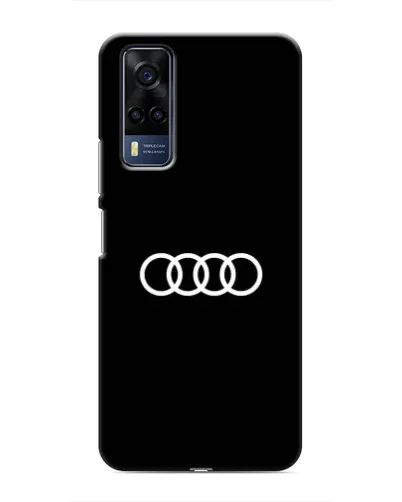 Чехол для Vivo Y53S с картинкой «Audi White Logo»