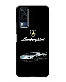 Чехол для Vivo Y53S с картинкой «Логотип Lamborghini классика»