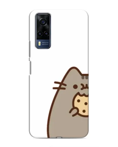 Чехол для Vivo Y53S с картинкой «Пушин с печеньем»