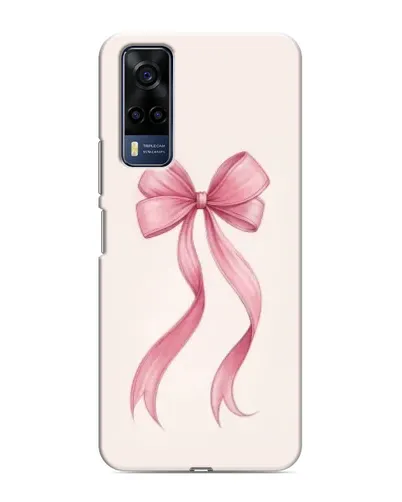 Чехол для Vivo Y53S с картинкой «Розовый бант»