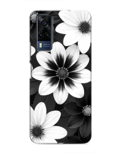 Чохол для Vivo Y53S з картинкою «Монохромні айстри» Чохол для Vivo Y53S з картинкою «Монохромні айстри»