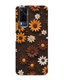 Чохол для Vivo Y53S з картинкою «Візерунок з маленьких соняшників» Чохол для Vivo Y53S з картинкою «Візерунок з маленьких соняшників»