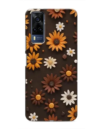 Чехол для Vivo Y53S с картинкой «Узор из маленьких подсолнухов» Чехол для Vivo Y53S с картинкой «Узор из маленьких подсолнухов»