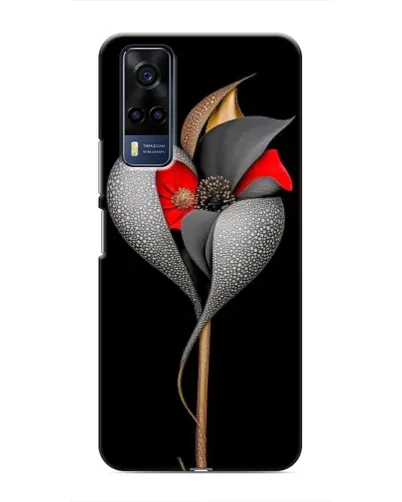 Чехол для Vivo Y53S с картинкой «Серебряный фантазийный цветок» Чехол для Vivo Y53S с картинкой «Серебряный фантазийный цветок»