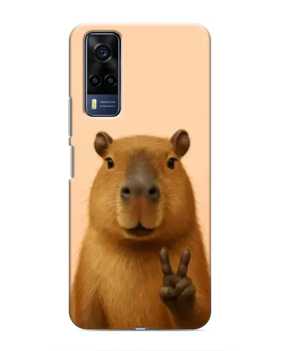 Чехол для Vivo Y53S с картинкой «Капибара виктория» Чехол для Vivo Y53S с картинкой «Капибара виктория»